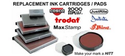 COSCO 2000 Plus Stamp L 60 Replacement Ink Pad 1 Each Blue Ink