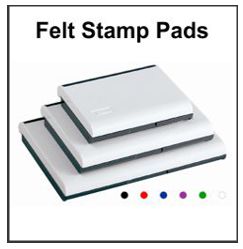 Large Stamp Pad, Dry Ink Pad, Uninked Pad
