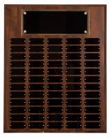 Cherry Finish Perpetual Plaque