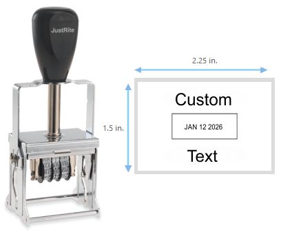 Justrite 51 FB Self-Inking Dater
Self-Inking 51FB Dater