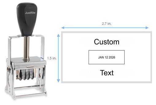 Justrite 52 FB Self-Inking Dater
Self Inking 52FB Dater