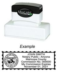 Pre Ink Notary Stamps - Arizona