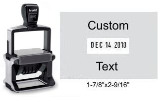  Trodat Printy 4820 Date Stamp, Self-Inking Stamp for  Professional and Personal Applications, 3/8” x 1-¼”, Eco-Friendly Climate  Neutral Product (Black) : Business Stamps : Office Products