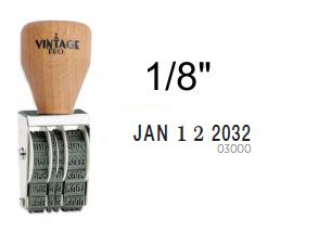 Vintage Pro Date Stamp With Full Year - 1/8" Bands